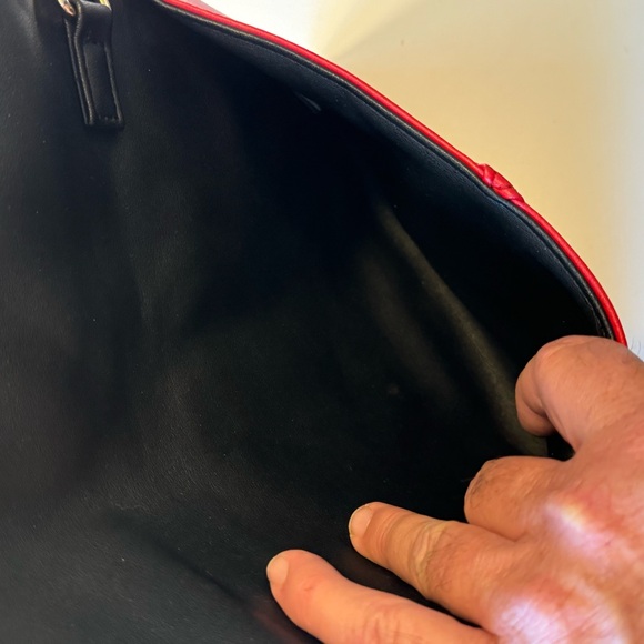 Nice Red Marsi Bond Small Ava Envelope Designer Shoulder Bag Clutch Purse MINTY - Picture 4 of 10